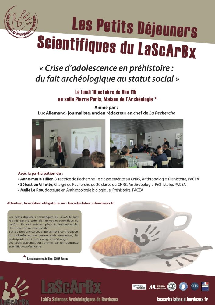 Petit déjeuner scientifique du LaScArBx du 19 octobre 2015