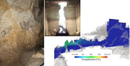 Soutenance de thèse de Fabien Salmon (UB) sur la grotte Chauvet (étude des thermo-altérations), 28 mars 2019