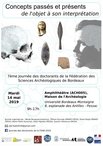 journée des doctorants de la Fédération des Sciences Archéologiques de Bordeaux, 14 mai 2019