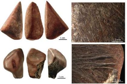 Etude tribologique des surfaces de fragments d'ocre de la grotte de Porc-Epic en Éthiopie