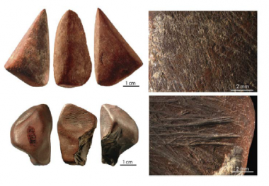 Etude tribologique des surfaces de fragments d'ocre de la grotte de Porc-Epic en Éthiopie