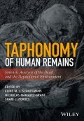 Parution de l’ouvrage "Taphonomy of human remains"