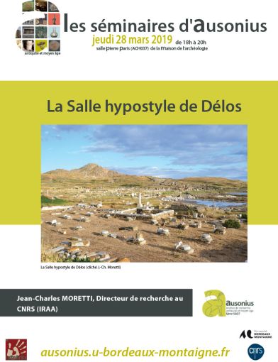 Séminaire AUSONIUS du 28 mars  2019 : La Salle hypostyle de Délos