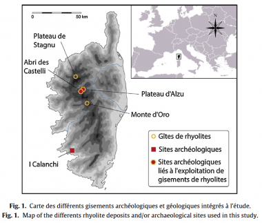 Provenance d’artefacts en rhyolite corse : évaluation des méthodes d’analyse géochimique, Palevol, mars 2018