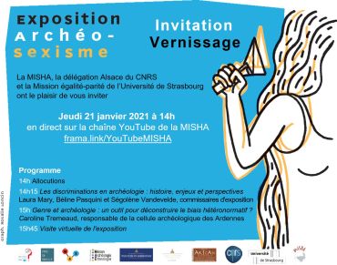 Présentation de l'exposition Archéo-sexisme, 21 janvier 2021
