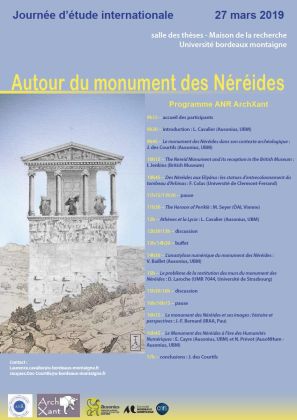 Journée d'études internationale autour du monument des Néréides, 27 mars 2019