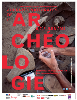 Journées Nationales de l'Archéologie 6-9 juin 2014