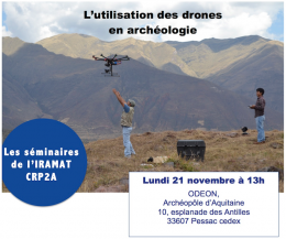 conférence professeur invité : l'utilisation des drones en archéologie, 21 novembre 2016