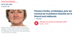A réécouter en Podcast : Florence Verdin (AUSONIUS-LaScArBx) sur France Bleu Gironde