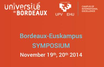 Symposium Bordeaux-Euskampus 19-20 novembre 2014