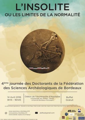 Journée annuelle des doctorants de la Fédération des Sciences Archéologiques, 14 avril 2016
